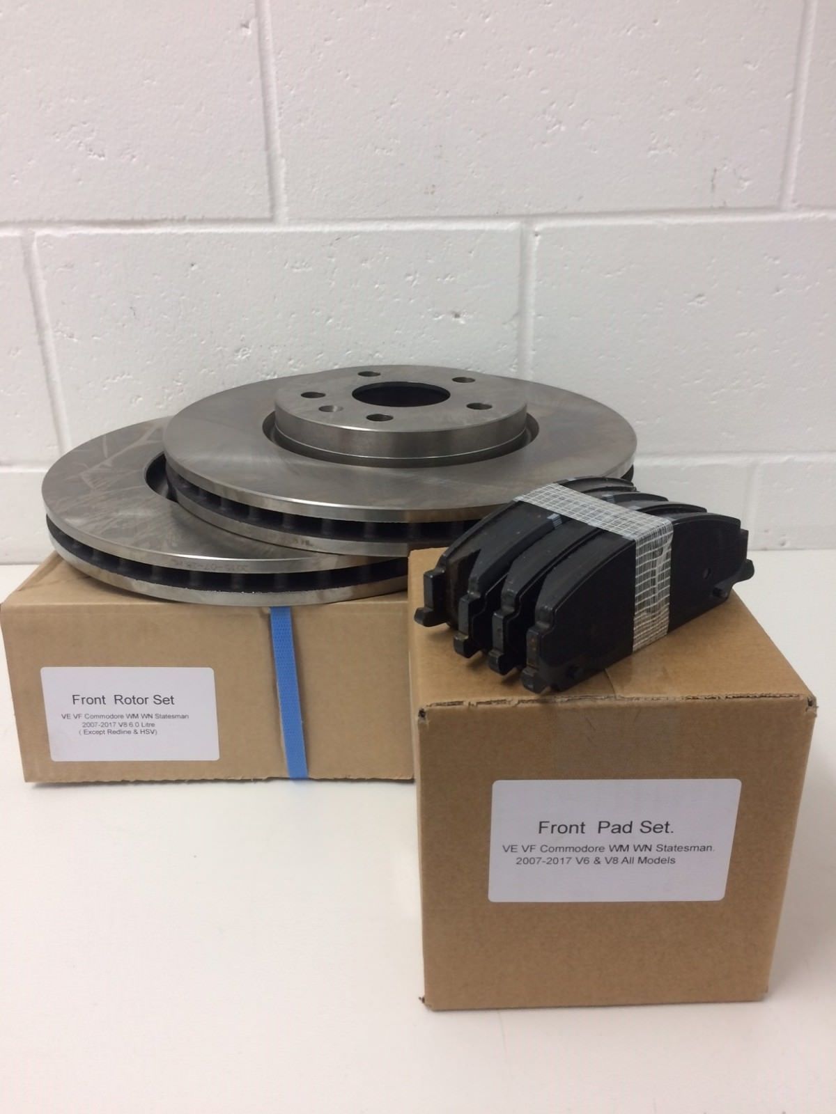 Holden Commodore VE VF & Statesman WM WN V8 Front Brake Rotor and Pad Set - High Performance Braking Kit for Smooth and Safe Driving