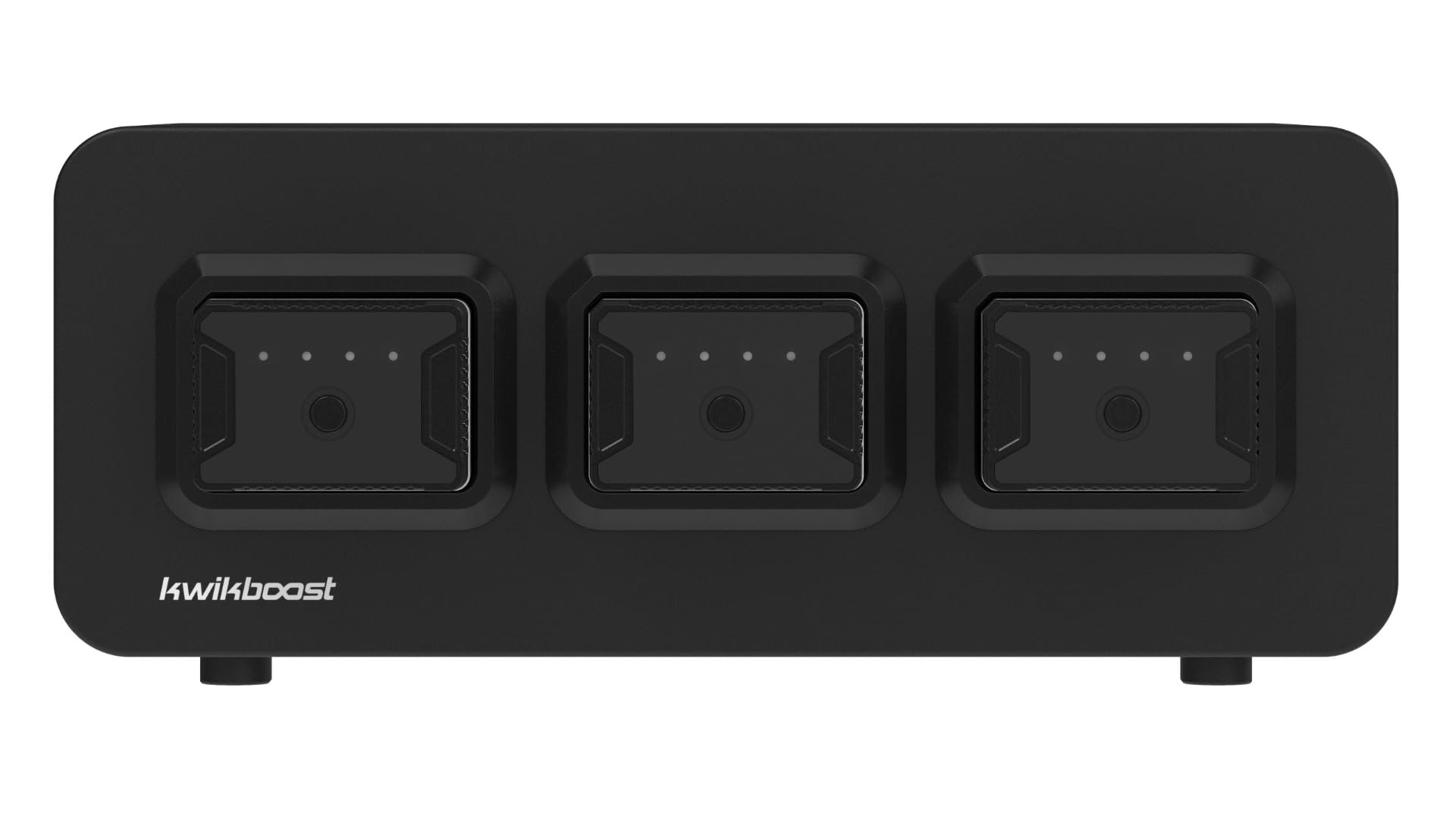 EdgePower 3-Bay Battery Charging Station for KwikBoost EdgePower Batteries - Fast Multi-Device Charger for Classroom, Office & Retail Use - Compact Charging Hub for Tablets, Phones & Mobile Devices (Batteries Not Included)