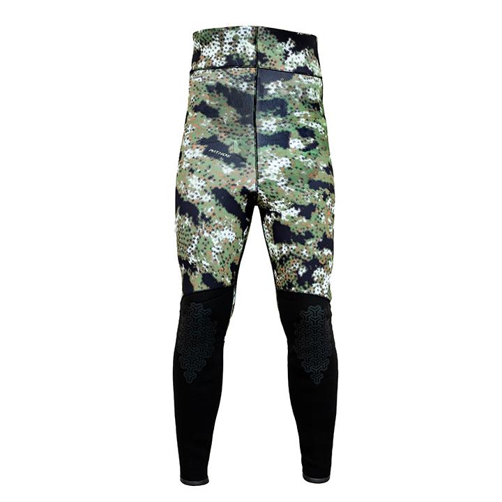 Pathos Medi Camo Wetsuit Pants 3mm - Premium Neoprene Scuba Diving & Spearfishing Gear for Warm Water Adventures