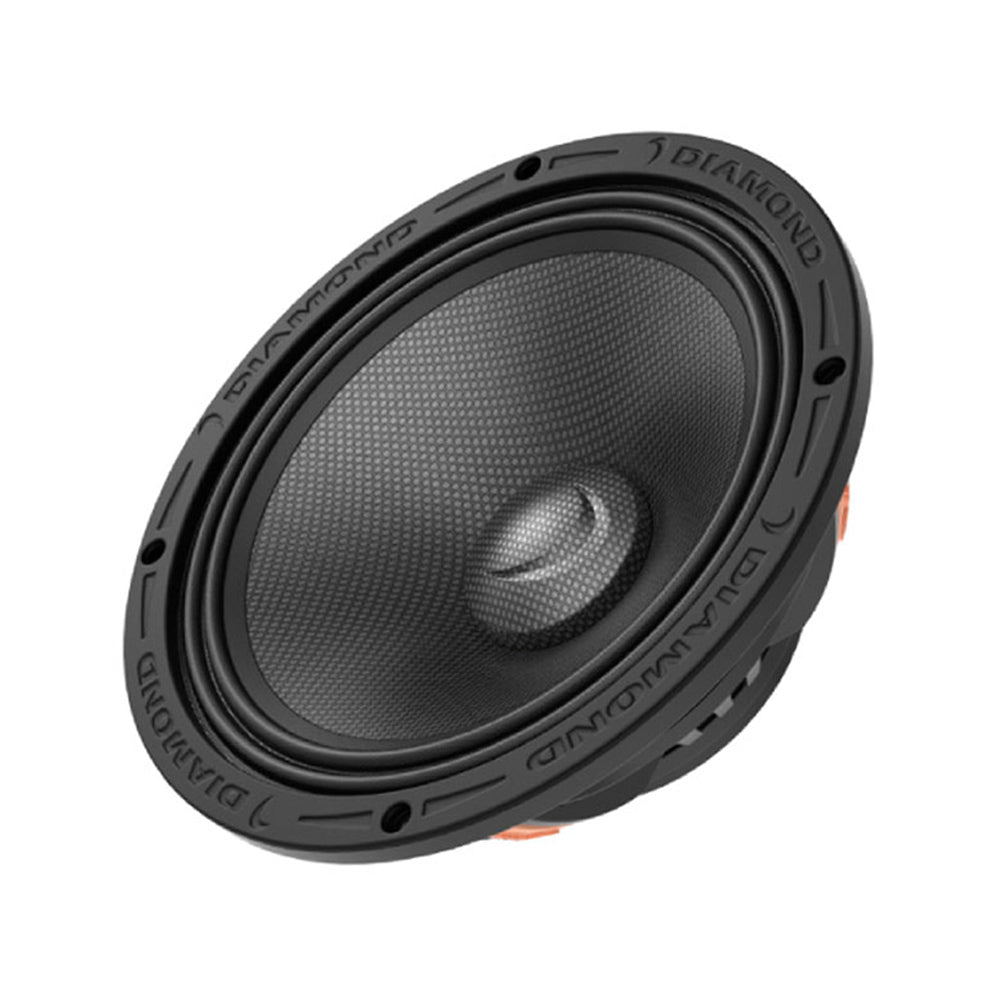 Diamond Audio MS8NEO 1400W Peak 700W RMS 8-Inch Midrange Coaxial Car Speakers - Perfect for Car Audio Upgrades, Marine & Off-Road Vehicle Sound Systems