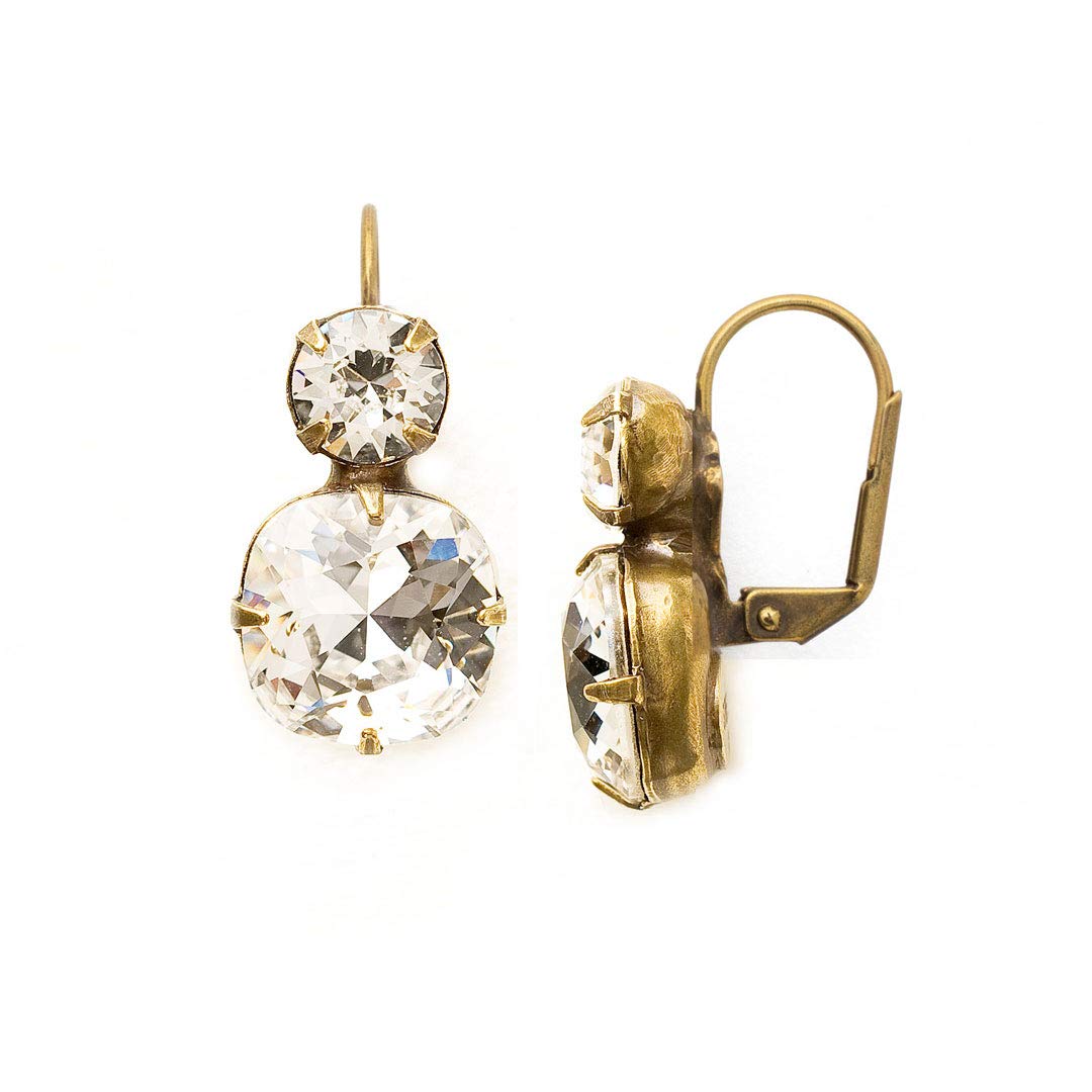 Sorrelli Essentials On the Edge Dangle Earrings - Elegant Drop Earrings for Women | Perfect for Parties, Weddings & Evening Events | Fashion Jewelry Gift for Her