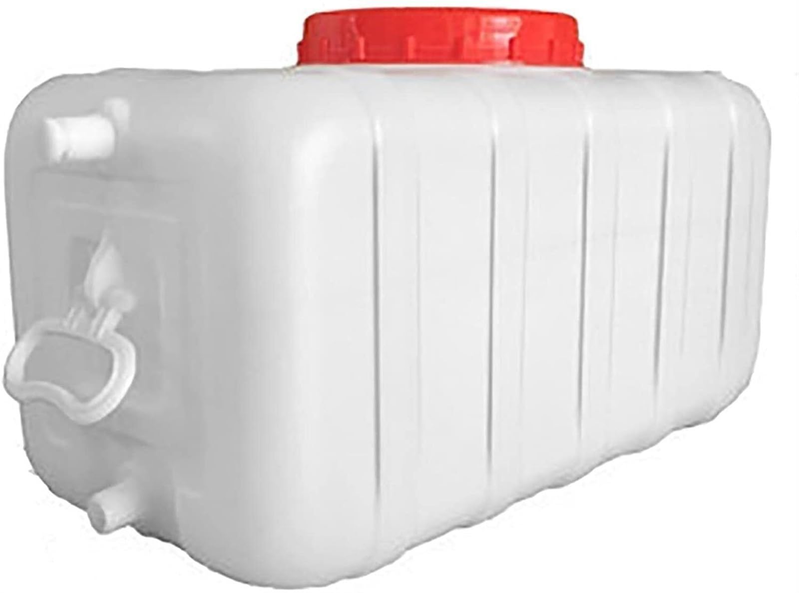 300L Portable Rain Barrel with Tap - Heavy Duty Plastic Water Storage Tank for Emergency, Gardening & Outdoor Use | Durable & Leak-Proof Water Container