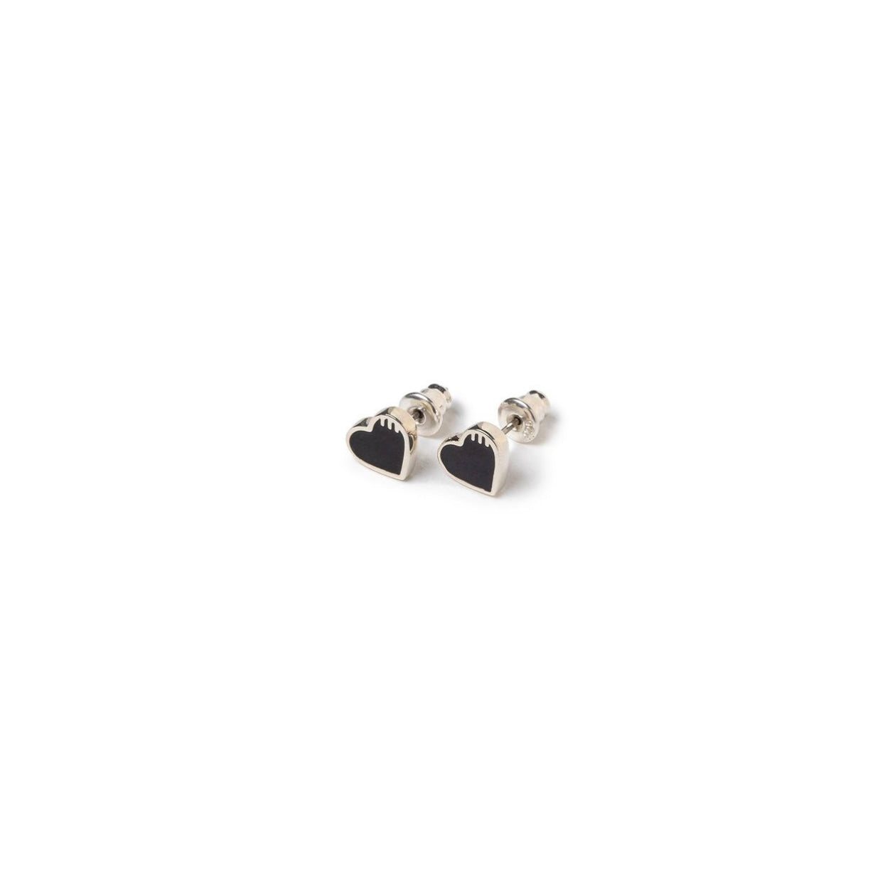 Human Made Heart Silver Earrings (HM27GD065) - Elegant & Stylish Jewelry for Women, Perfect for Parties, Dates & Everyday Wear