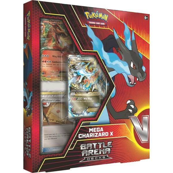 Pokemon TCG Battle Arena Deck - Mega Charizard X | Official Pokemon Trading Card Game Deck for Collectors & Players | Perfect for Tournaments, Game Nights & Competitive Play