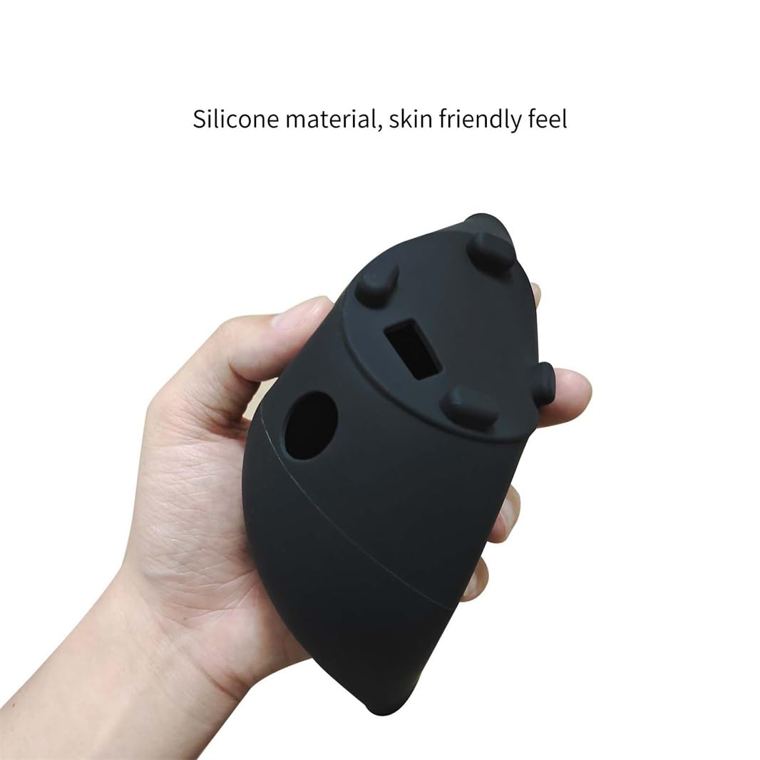 Premium Silicone Protective Case for Amazon Echo Spot 2024 - Shockproof, Dustproof Travel Cover for Smart Speaker - Perfect for Home, Office & Travel Accessories (Black)