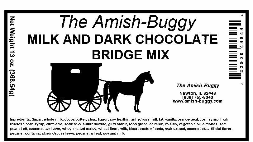 Premium Chocolate Candy Gift Box - Milk & Dark Chocolate Bridge Mix (Two 13 oz Bags) - Perfect for Holidays, Parties & Corporate Gifting