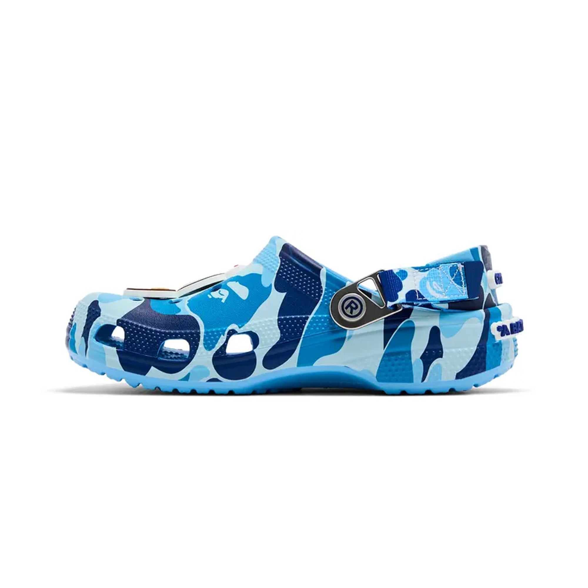 Crocs Classic Clog A Bathing Ape 'ABC Camo Blue' - Comfortable Unisex Slip-On Shoes for Men & Women (2025) | Perfect for Beach, Pool, Garden & Casual Wear