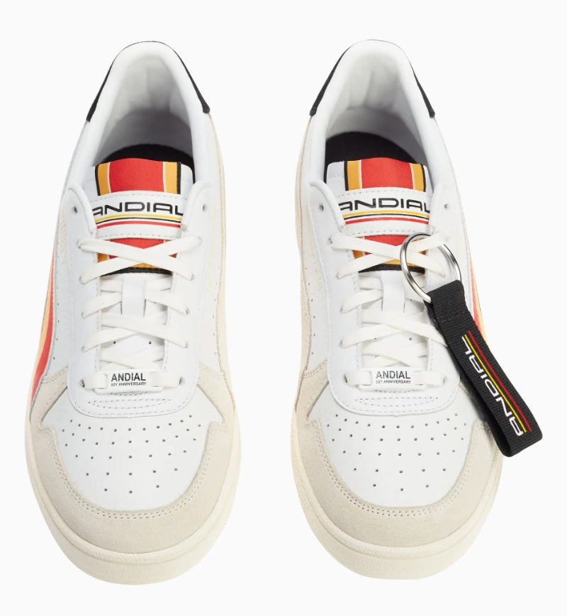 **Porsche Limited Edition 50 Years Of Andial White Sneakers - Stylish & Comfortable Men's Sports Shoes for Casual Wear & Running**