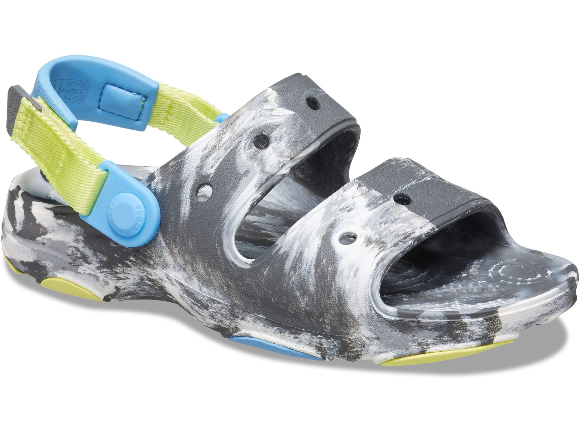 Crocs Unisex-Child All-Terrain Tie-Dye Sandals | Waterproof & Comfortable Kids' Shoes for Beach, Pool, and Outdoor Adventures