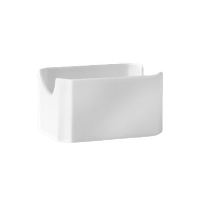 Steelite Monaco Sugar Packet Holder - White (12/Case) | Elegant Sugar Packet Dispenser for Restaurants, Cafes, and Home Use