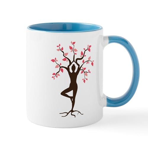 White/Blue Inside - Yoga Mugs