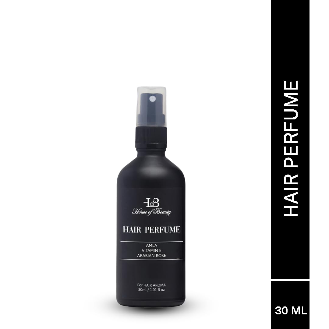 Premium Hair Perfume Spray with Arabian Oud - Infused with Amla, Bhringraj Extract & Vitamin E for All Hair Types | Unisex Fragrance (30ml) | Long-Lasting Scent for Daily Use, Special Occasions & Travel