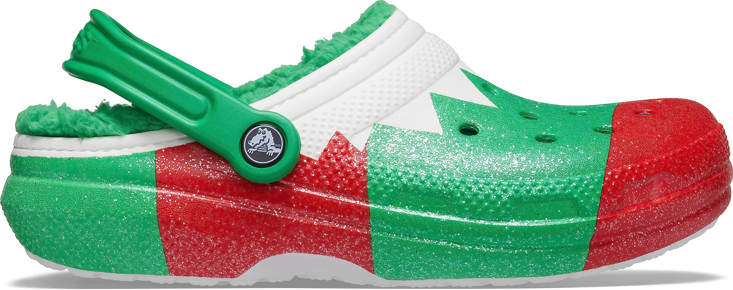 Crocs Kids Classic Holiday Lined Clogs - Warm Winter Shoes for Boys & Girls - Perfect for Indoor & Outdoor Play, School, and Cold Weather Activities