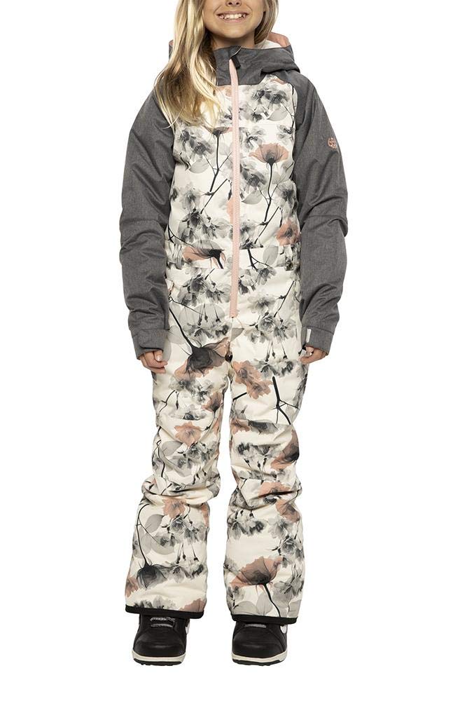 686 Youth Girl's Shine One Piece Snowsuit - Waterproof Winter Jacket & Pants Set for Skiing, Snowboarding & Outdoor Activities