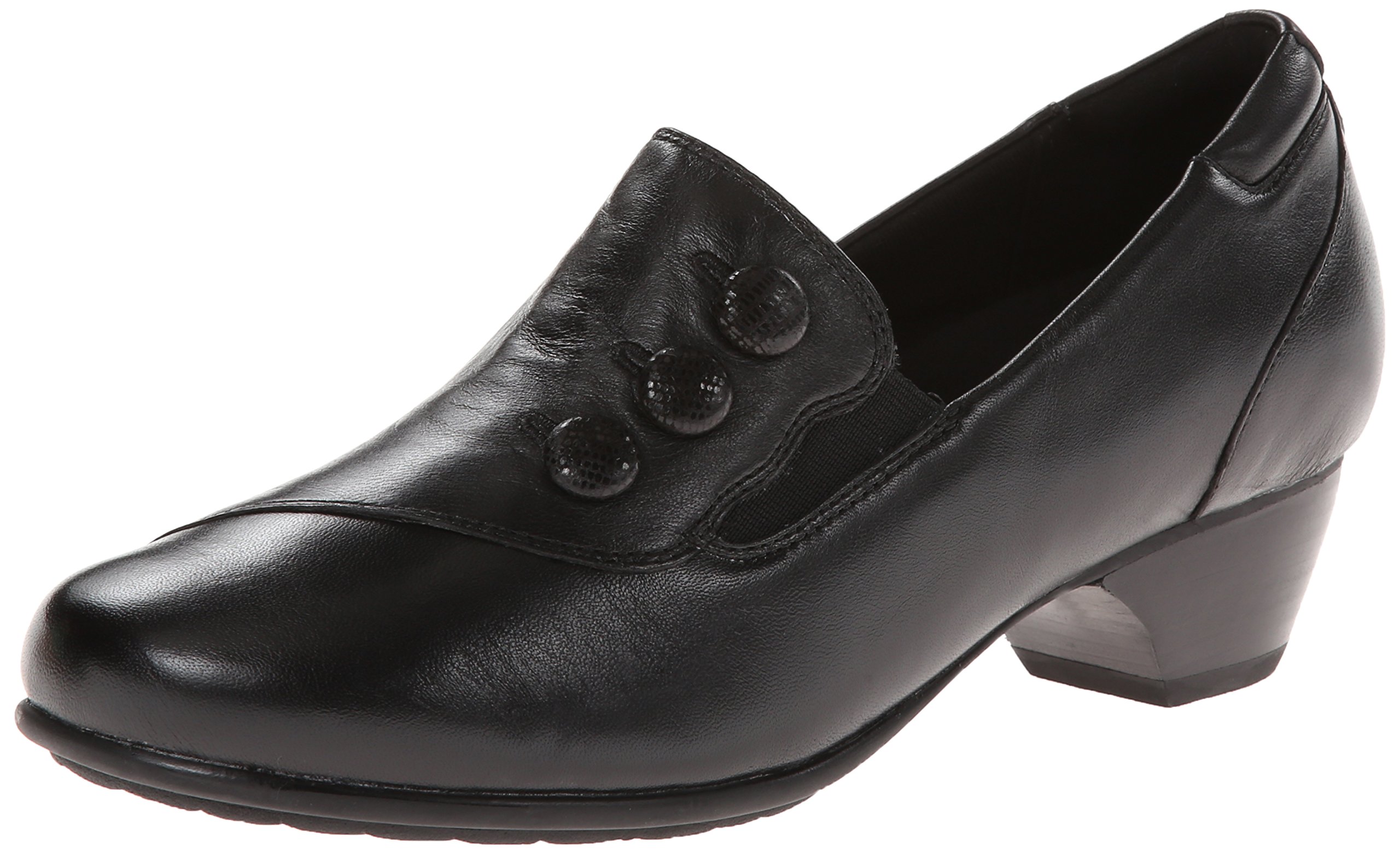 Aravon Women's Phyllis AR Comfortable Dress Pump - Elegant Low Heel Work Shoes for Office, Wedding & Professional Occasions