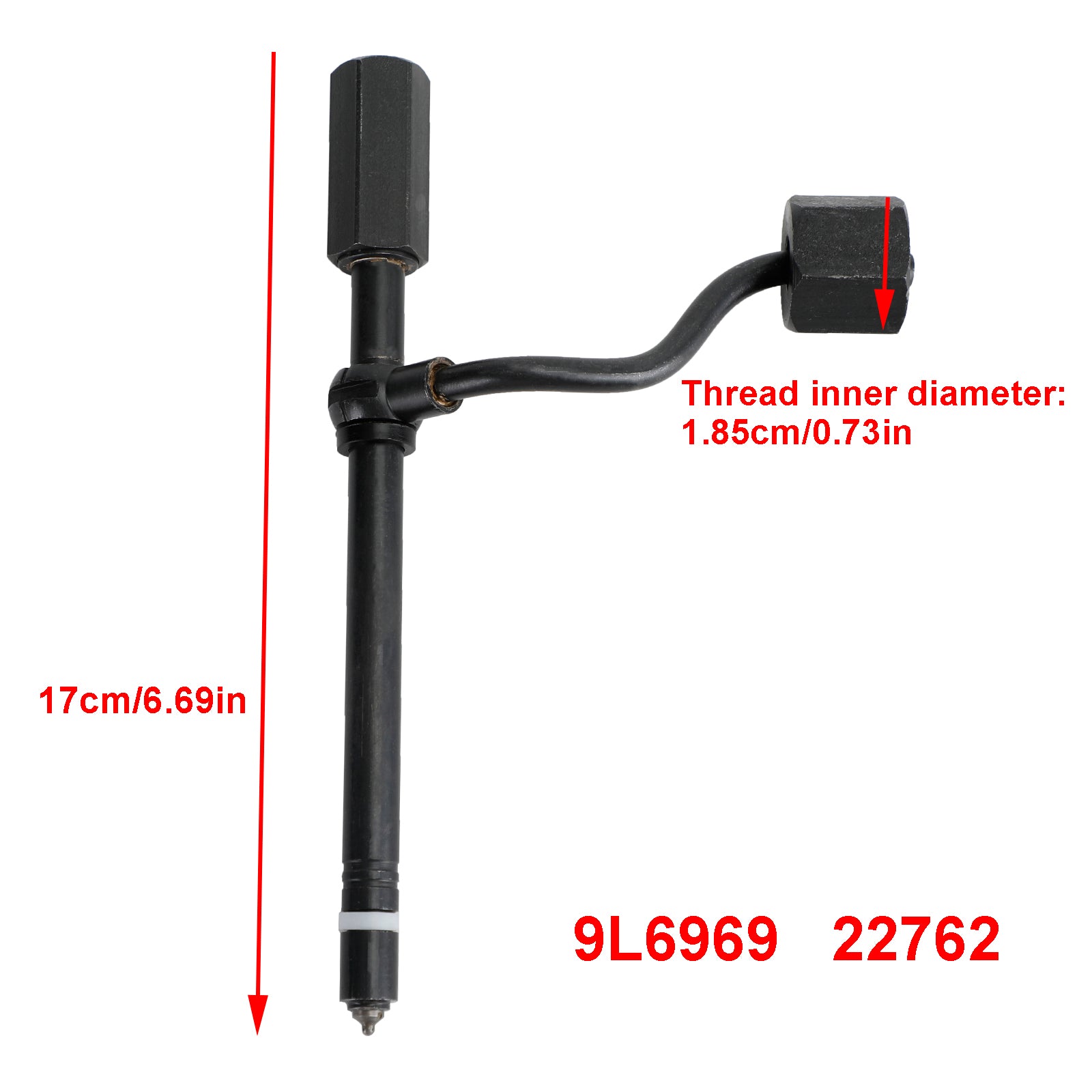 1/2/4 Sets 9L6969 Fuel Injector Nozzle for CAT Caterpillar 3204 & 3208 Engine - Replacement Part for Heavy-Duty Machinery & Construction Equipment