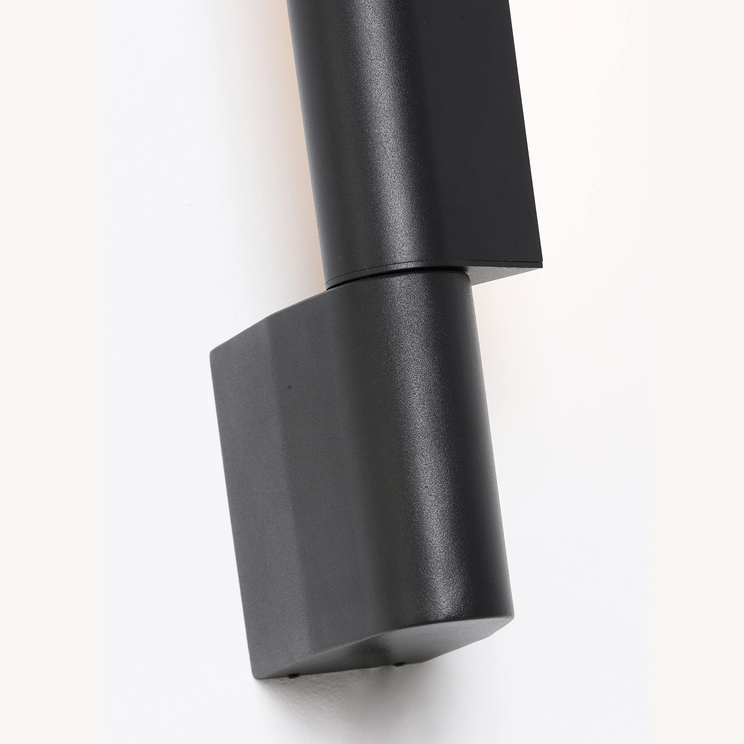 Modern LED Wall Sconce Light Fixture - 3000K Warm White, 620 Lumens, Black Finish - Perfect for Bedroom, Living Room, Hallway & Staircase Lighting