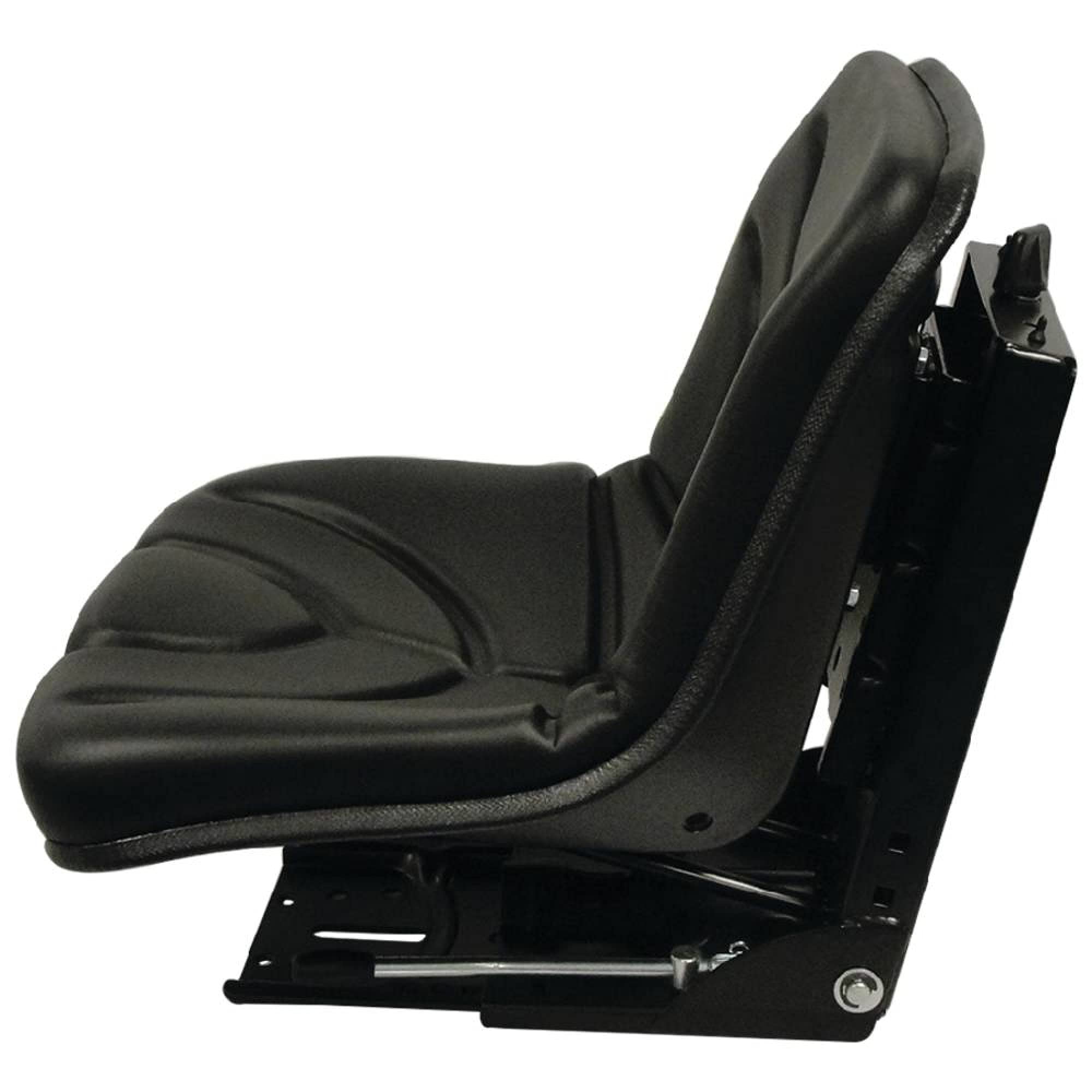 Complete Tractor 3010-0032 Suspension Seat - Medium Back Pan Tractor Seat for Compact & Narrow Tractors (15 23/64
