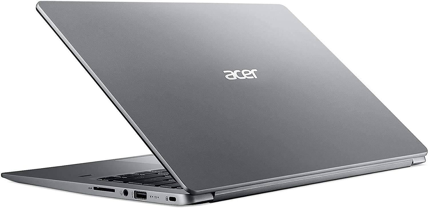 Acer Swift 1 14-inch Full HD Laptop - Intel Pentium Silver N5000 Processor, 4GB RAM, 64GB HDD (SF114-32-P2PK) - Lightweight Notebook for Students, Business & Travel