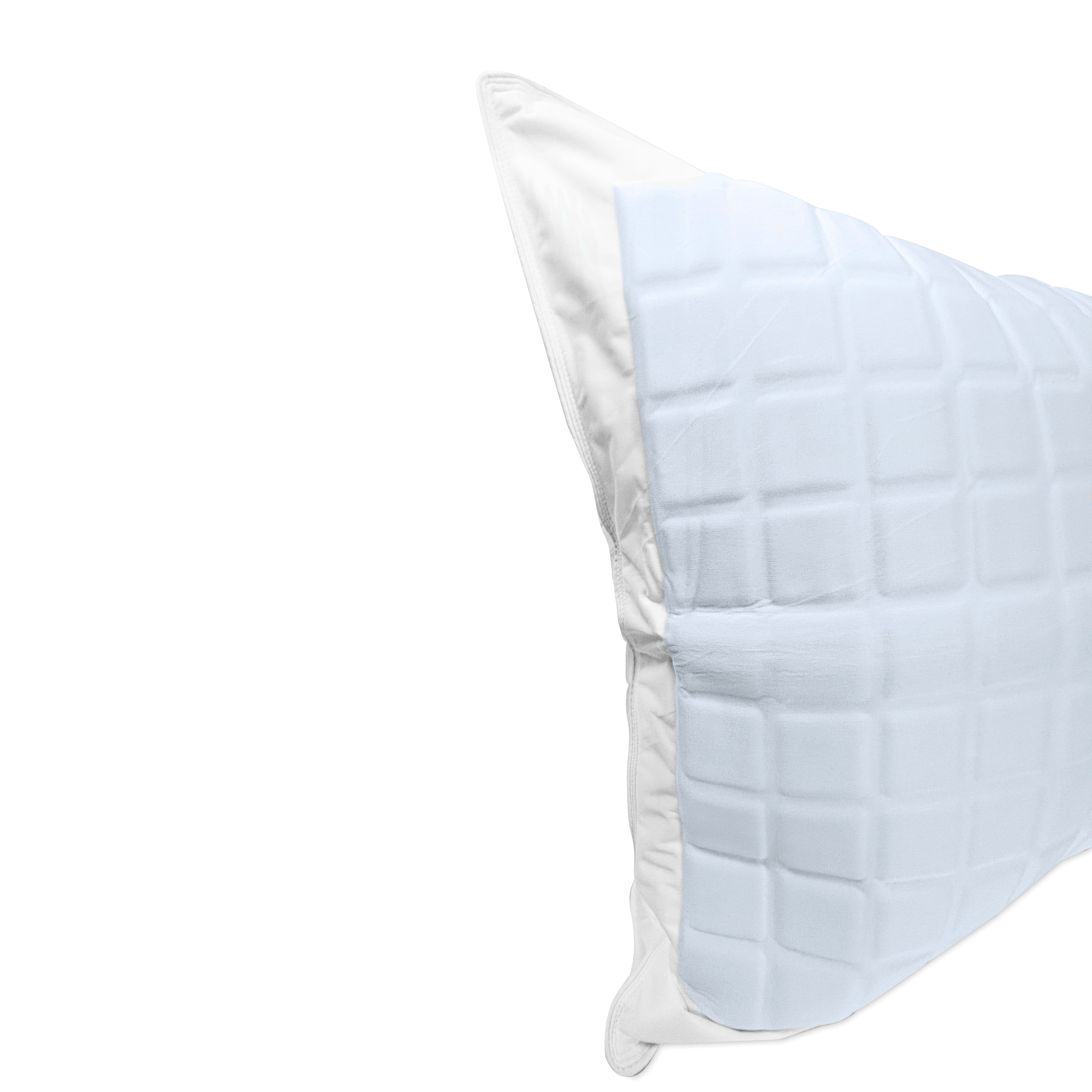 Cooling Gel Pillow Protector - Breathable & Hypoallergenic Pillow Cover for Hot Sleepers - Perfect for Summer, Travel & Night Sweat Relief