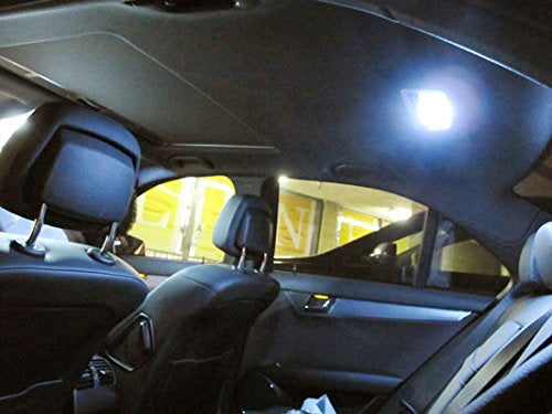 4-Pack Cool White 9 SMD 42mm 578 211-2 LED Bulbs - Super Bright Interior Dome & Map Lights Replacement for Cars, Trucks, SUVs - Perfect for Night Driving and Cabin Illumination