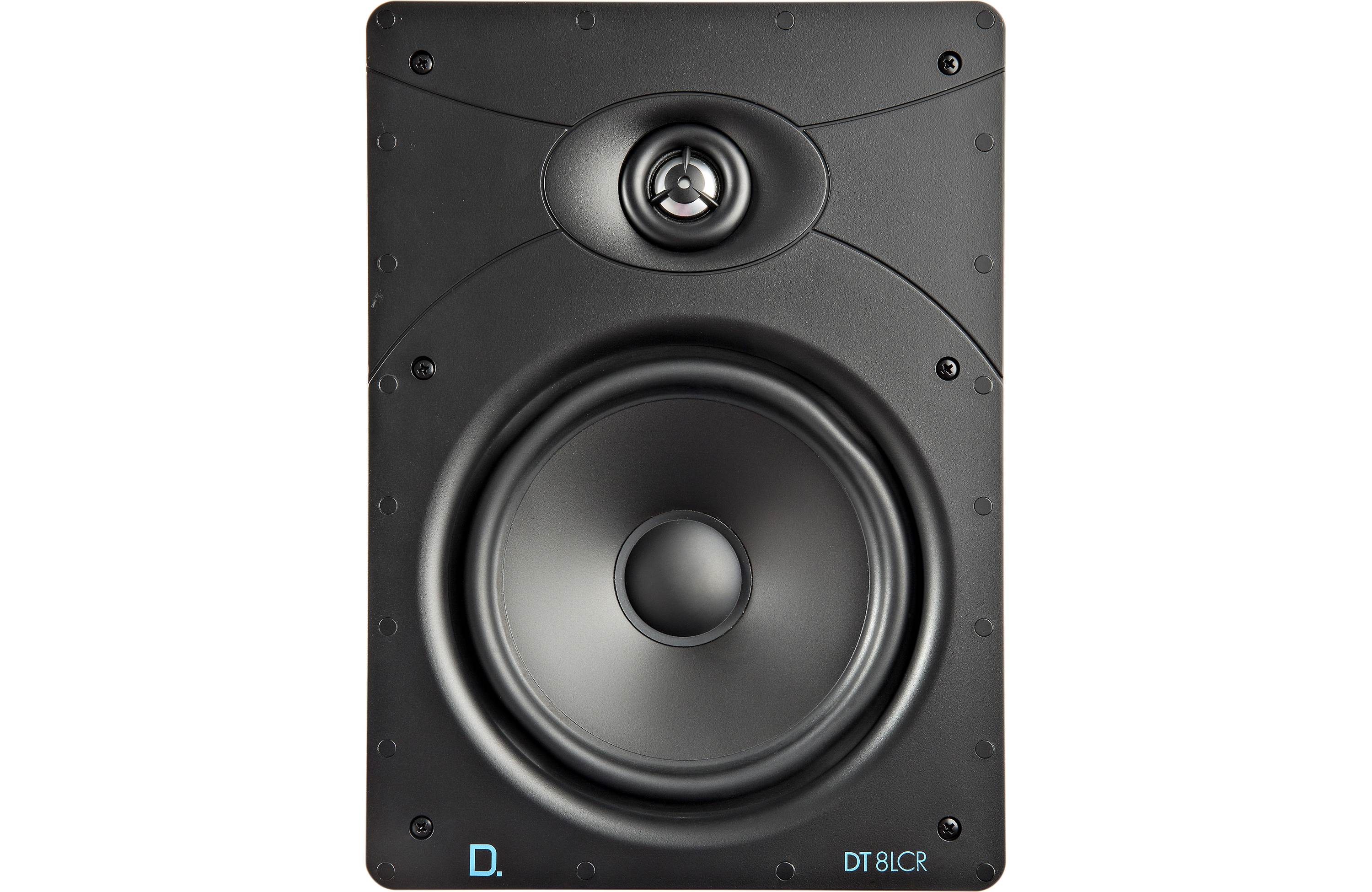 Definitive Technology DT8LCR 8 Inch In-Wall LCR Speaker - High Performance Home Theater Audio (Open Box) | Perfect for Living Room Surround Sound and Home Cinema Installation