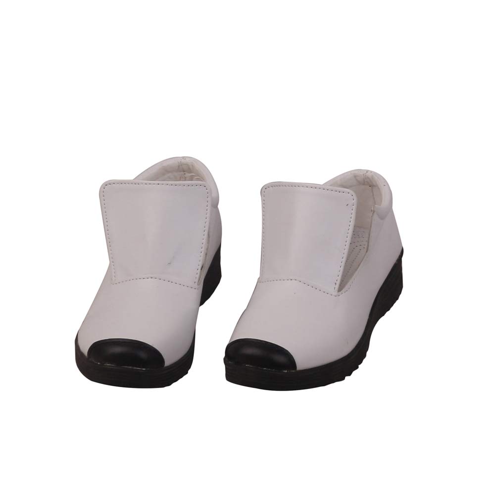 Women's White Cosplay Shoes for Halloween - Game Character Costume Footwear S008 | Perfect for Anime Conventions, Cosplay Events & Halloween Parties