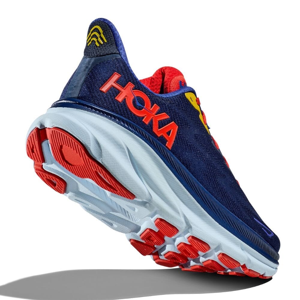 Hoka Men's Clifton 9 Wide Running Shoes - Lightweight Cushioned Sneakers for Road & Trail | Perfect for Jogging, Gym Workouts & Daily Walking