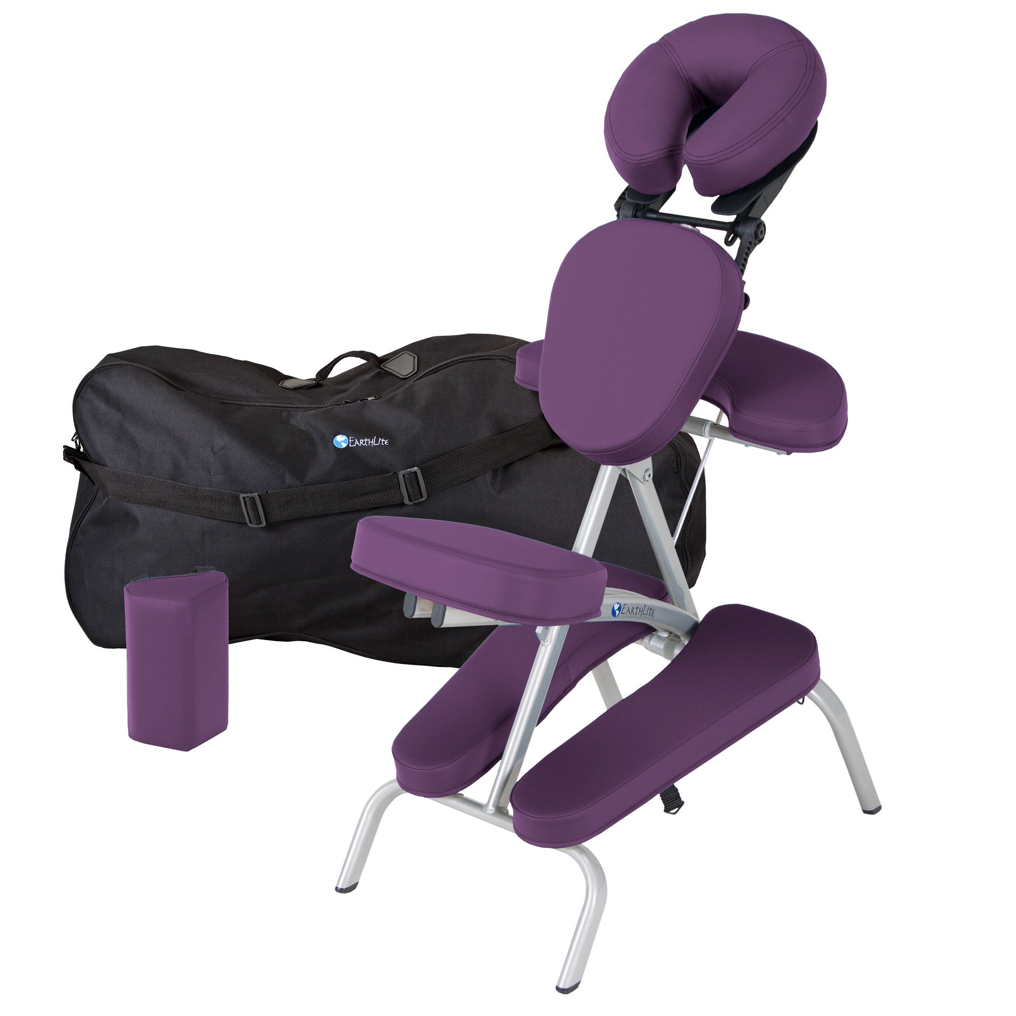 Earthlite Vortex Portable Massage Chair - Professional Foldable Massage Table for Therapists - Perfect for Home, Spa & Office Relaxation