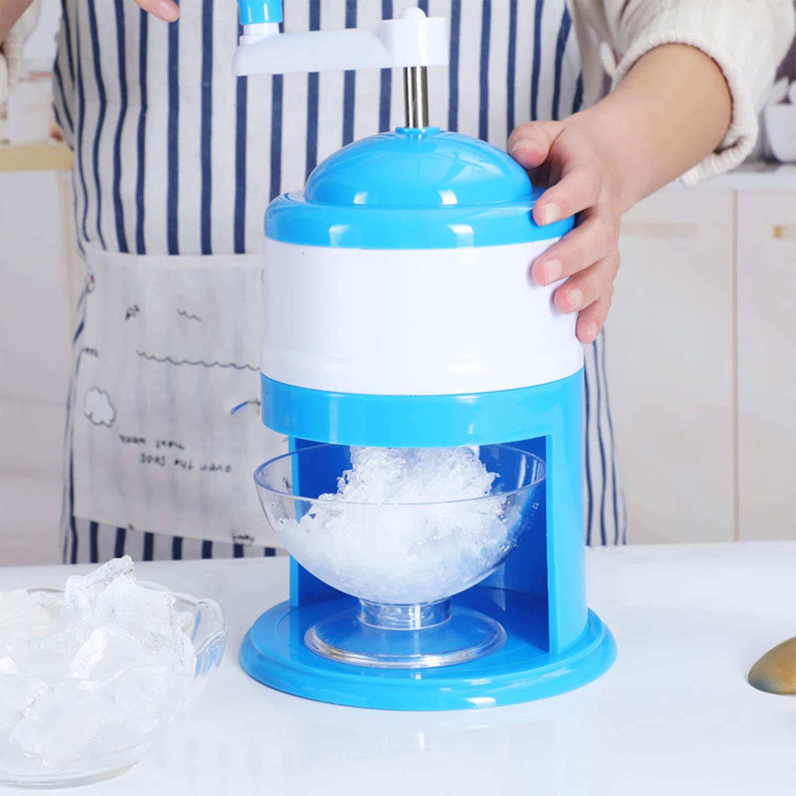 Commercial Shaved Ice Maker Machine - Electric Ice Crusher for Snow Cones, Slushies & Cocktails - Perfect for Home Kitchen, Outdoor Picnics, Parties & Food Trucks