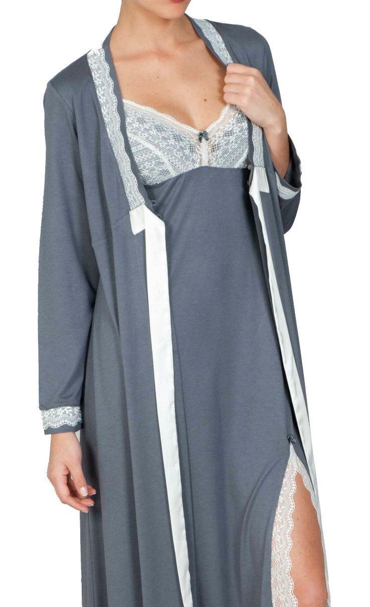 Elegant Long Robe for Women - Soft & Comfortable Loungewear - Perfect for Relaxing at Home, Spa Days & Cozy Evenings