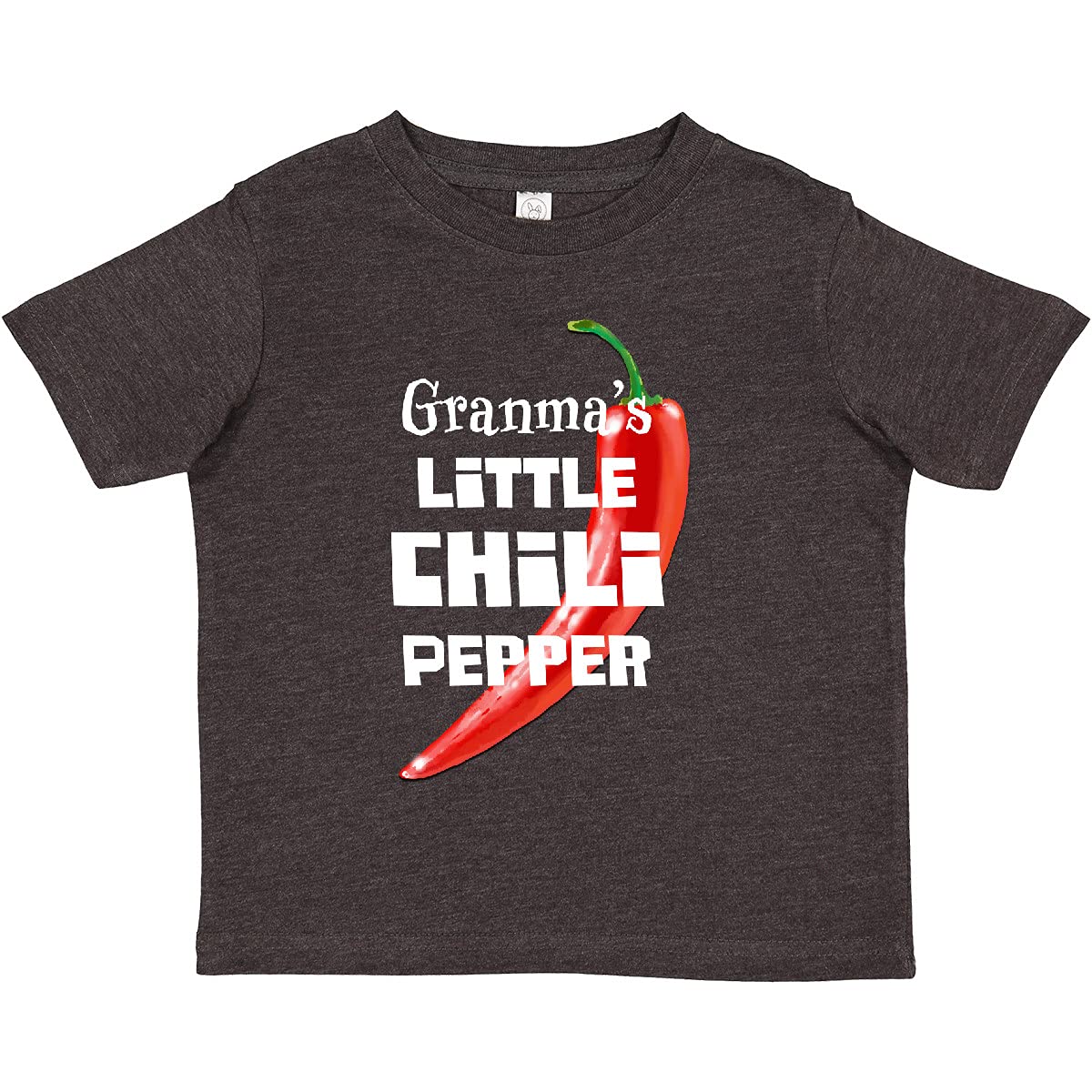 Inktastic Grandma's Little Chili Pepper Toddler T-Shirt - Cute & Comfortable Cotton Tee for Kids - Perfect for Family Outings, Playdates & Casual Wear