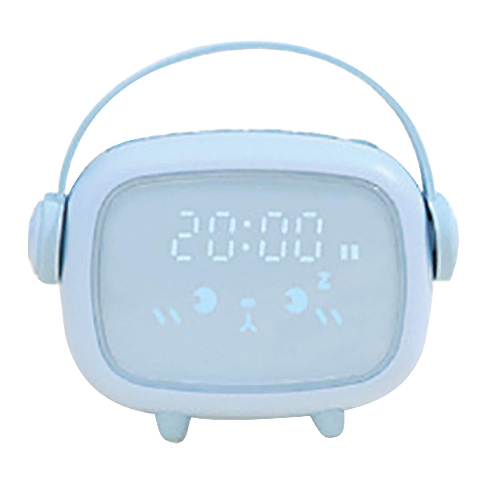 Time Angel Alarm Clock - LED Digital Electronic Alarm Clock with Timer, Night Light for Kids & Children's Bedroom | Perfect for Bedside, Study Desk & Travel