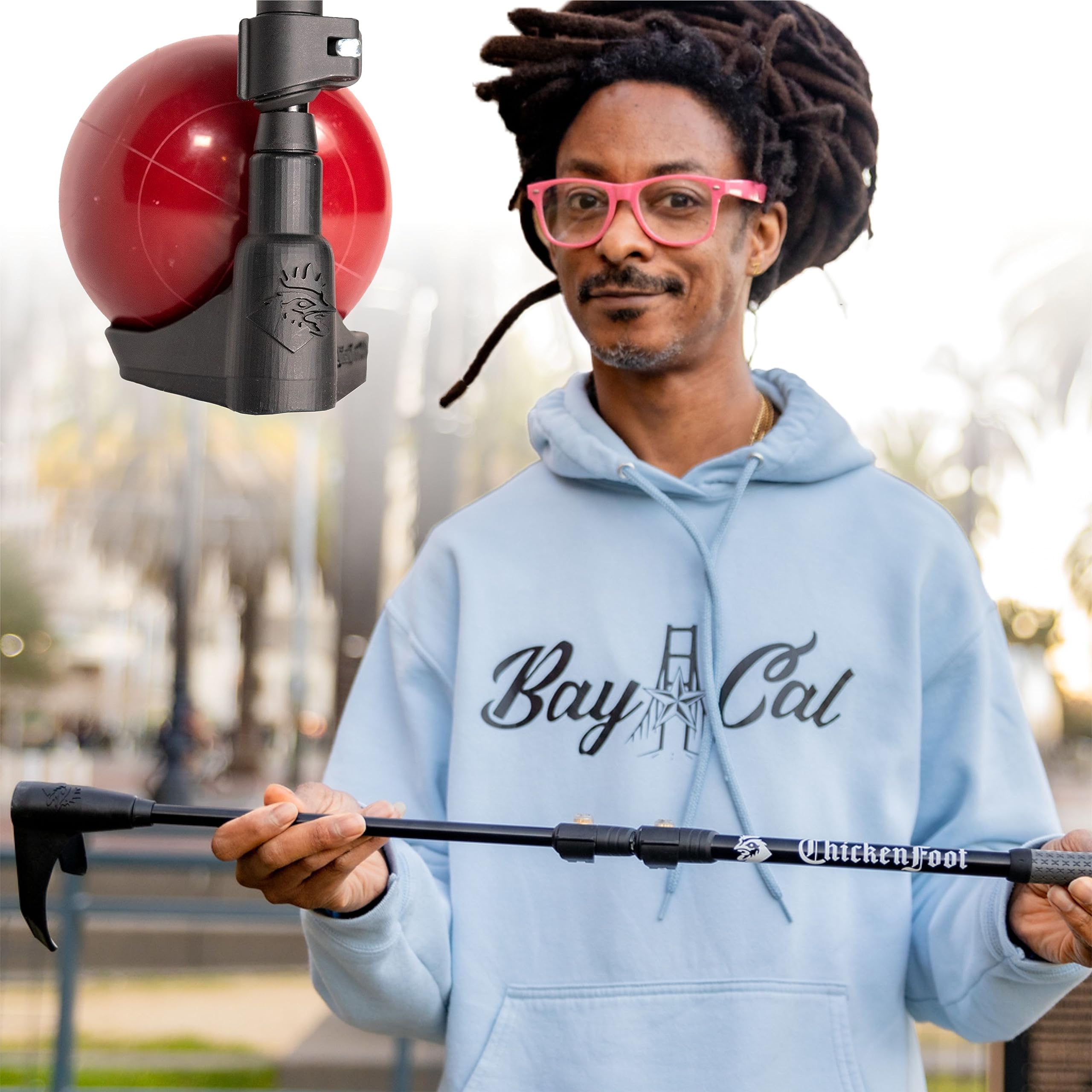 Premium Collapsible Bocce Ball Retriever - 24