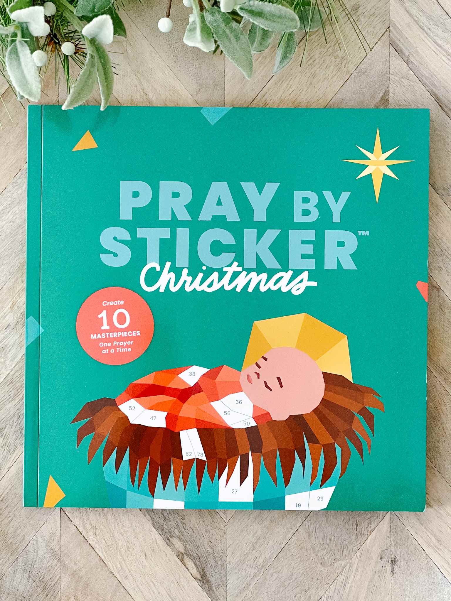 Pray By Sticker Christmas Activity Book for Kids - Fun Holiday Crafts, Bible Stories & Sticker Scenes - Perfect for Family Bonding, Sunday School & Christmas Gifts