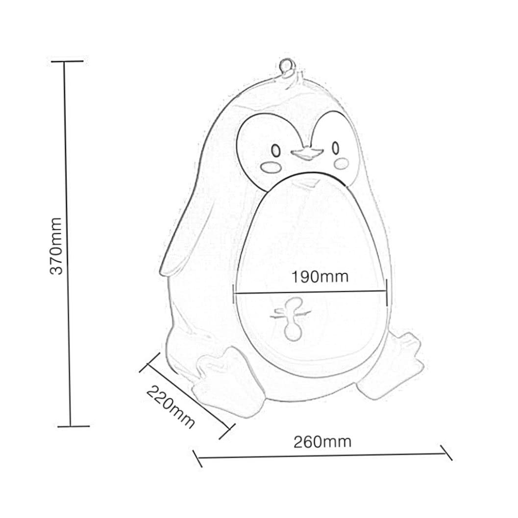 **Cartoon Penguin Toddler Potty Training Urinal for Boys - Funny Aiming Target, Standing Toilet Urinal for Baby Boys - Perfect for Home, Nursery & Travel**