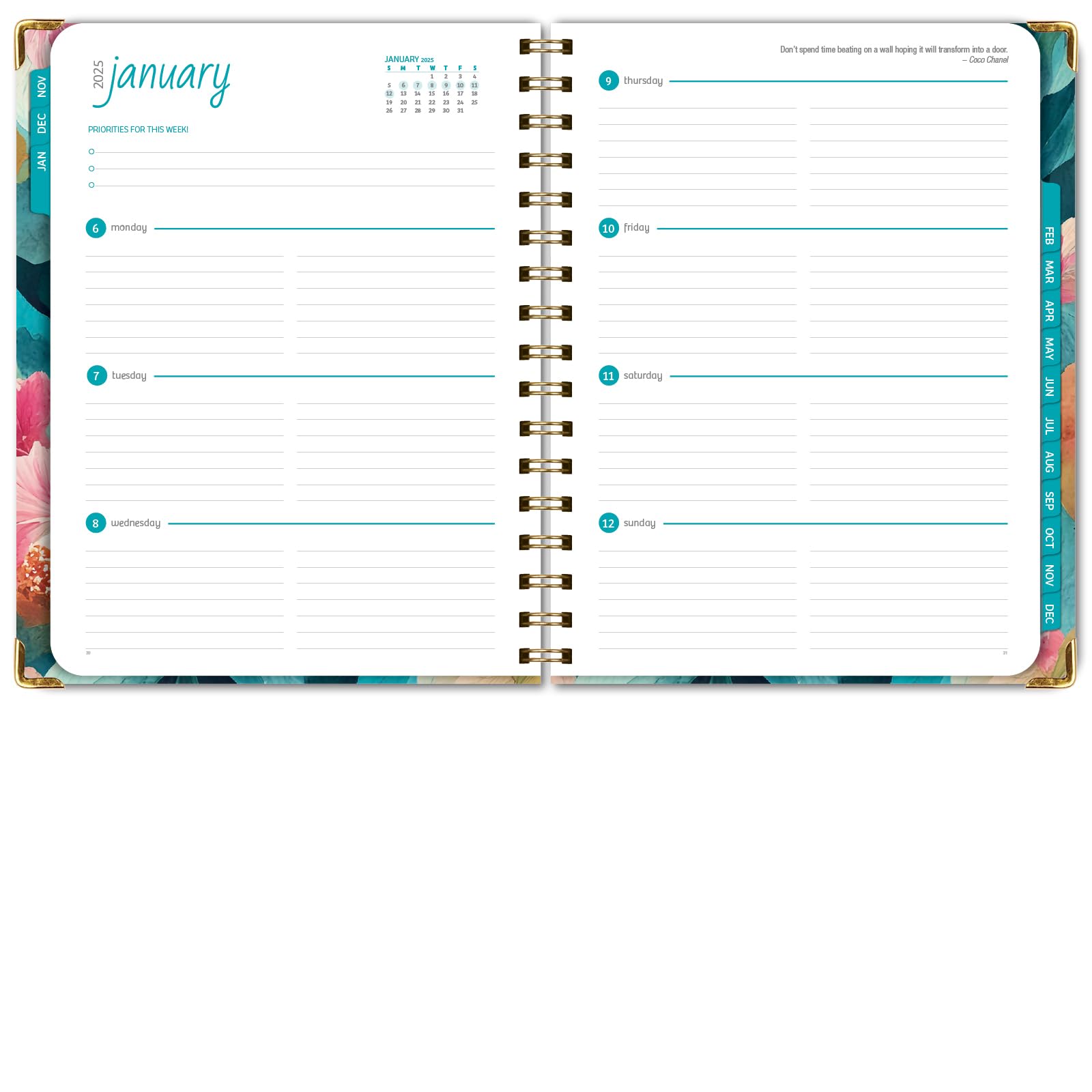 2025 Hardcover Planner 7