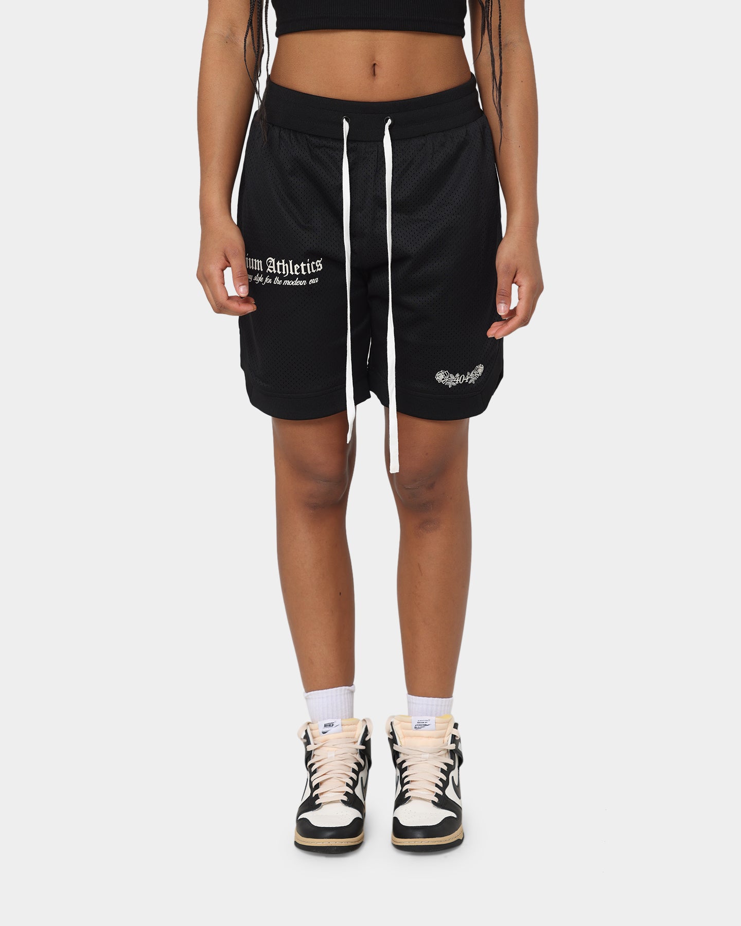 Premium Basketball Shorts for Men - 404 Athletics Black - Comfortable & Breathable for Sports, Workouts, and Casual Wear