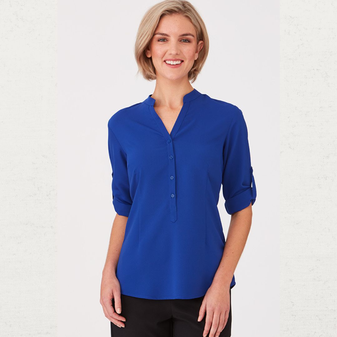 Comfortable 3/4 Sleeve Shirt for Women - Soft Casual Blouse for Everyday Wear | Perfect for Office, Outings & Relaxing at Home