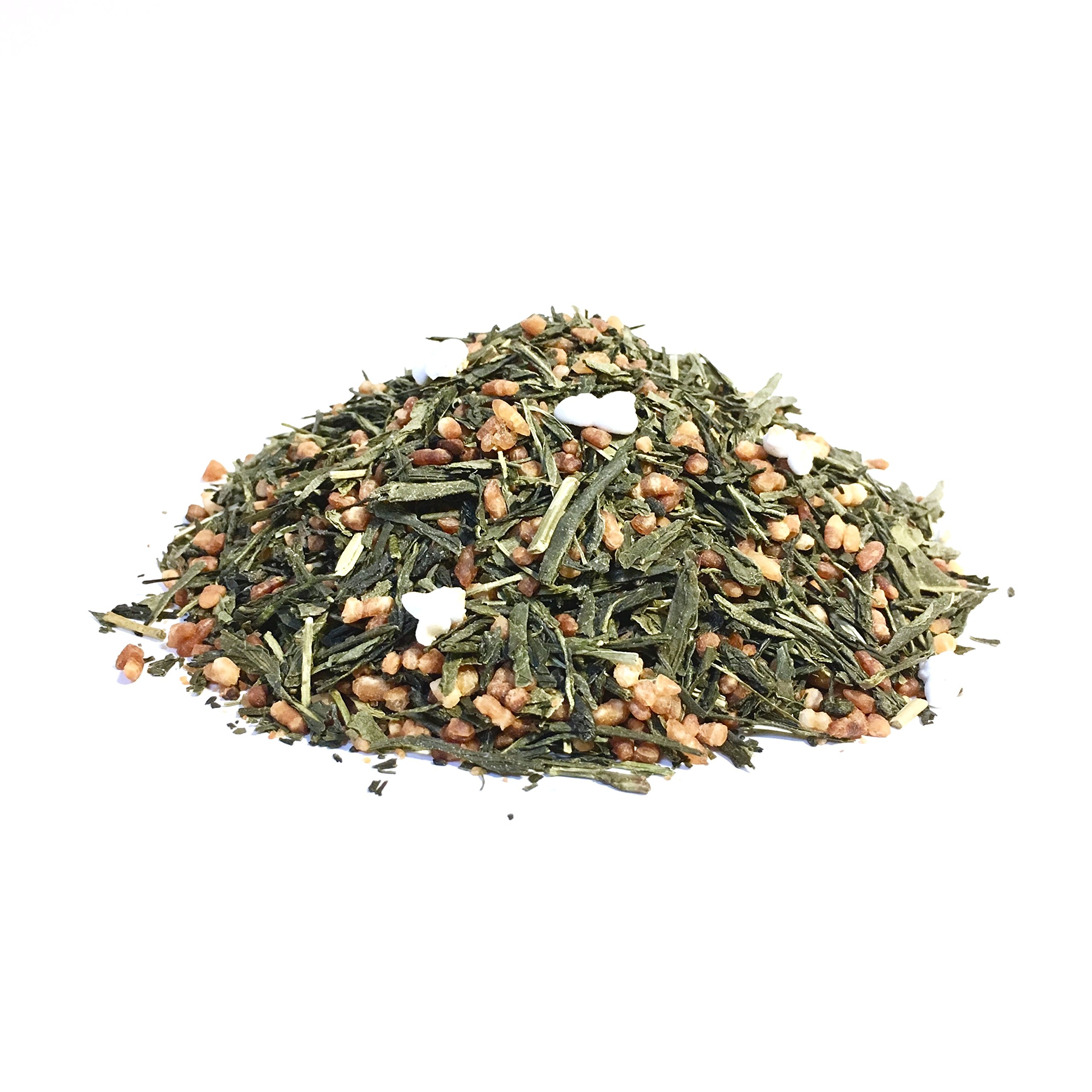 Organic Genmaicha Green Tea with Roasted Rice - Premium Japanese Loose Leaf Tea (4oz) - Perfect for Morning Energy & Afternoon Relaxation