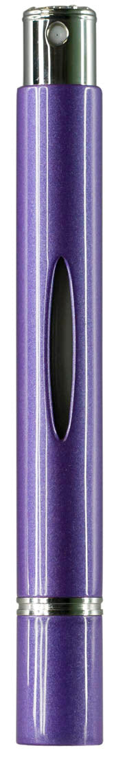 Luxury Caseti Merlot Purple Travel Perfume Atomizer with Swarovski Crystals - Portable Refillable Perfume Spray Bottle for Women, Perfect for Travel, Gym, and On-The-Go Touch Ups