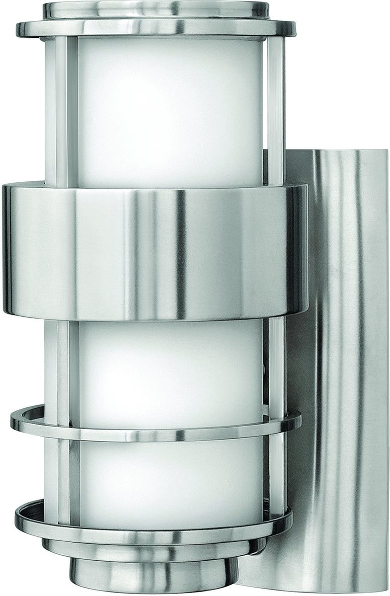 12H Saturn 1 Light LED Outdoor Wall Light - Weatherproof Stainless Steel Fixture for Porch, Garage & Garden Lighting | Energy Efficient Exterior Sconce