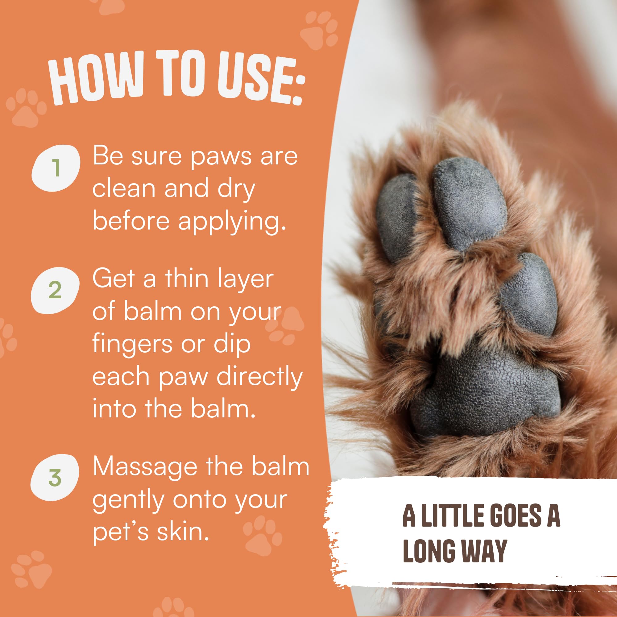 Organic Dog Paw Balm for Dry & Cracked Paws - 2.1oz Lick-Safe Nose & Paw Protector with Wheatgrass | Healing Moisturizer for Dogs & Cats | Perfect for Winter Protection & Outdoor Adventures