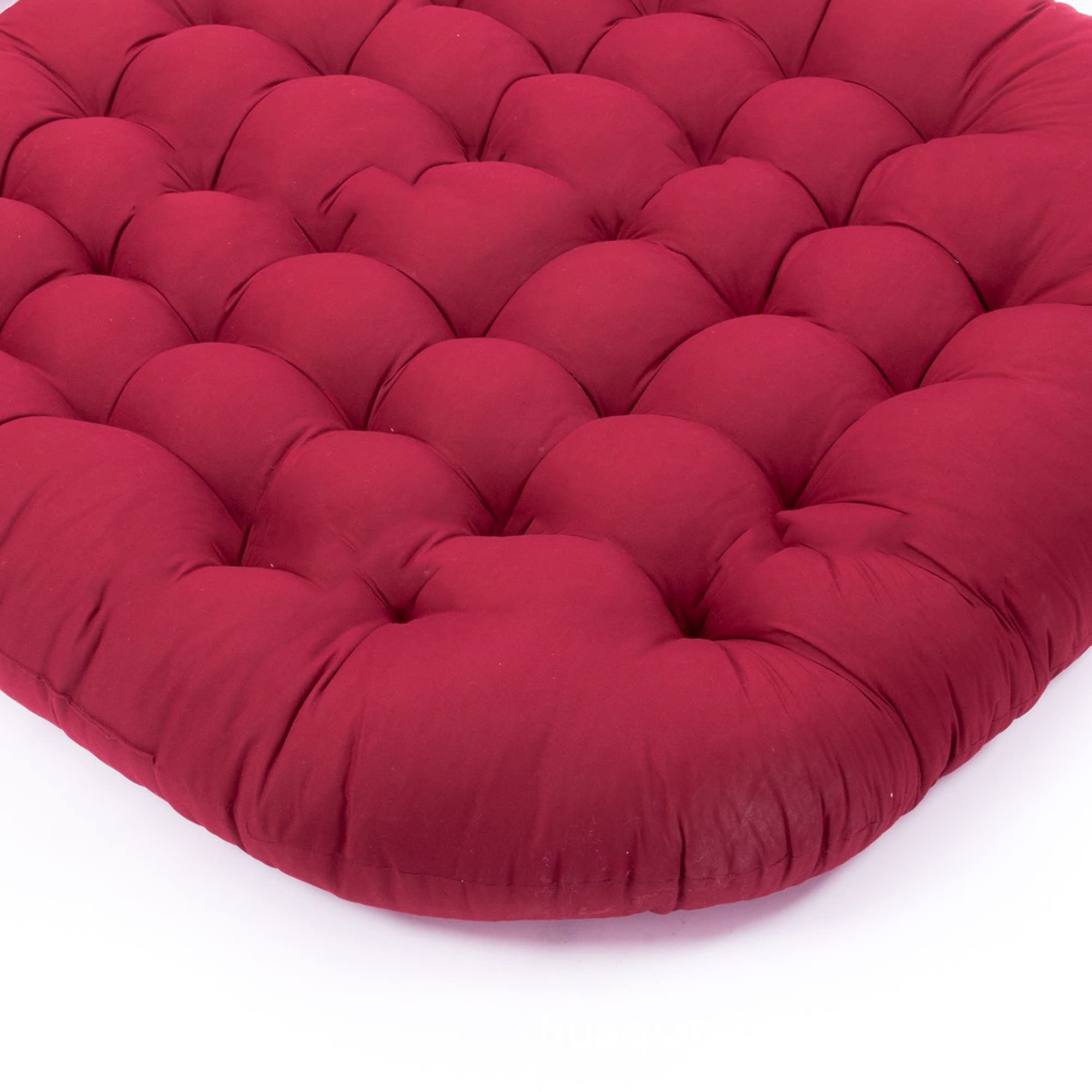 Premium 2-3 Seater Bench Seat Cushion with Backrest - 59x40in Wine Red Indoor/Outdoor Swing Chair Pad, Sofa Cushion & Lawn Mat - Perfect for Garden, Patio, Deck & Poolside Relaxation