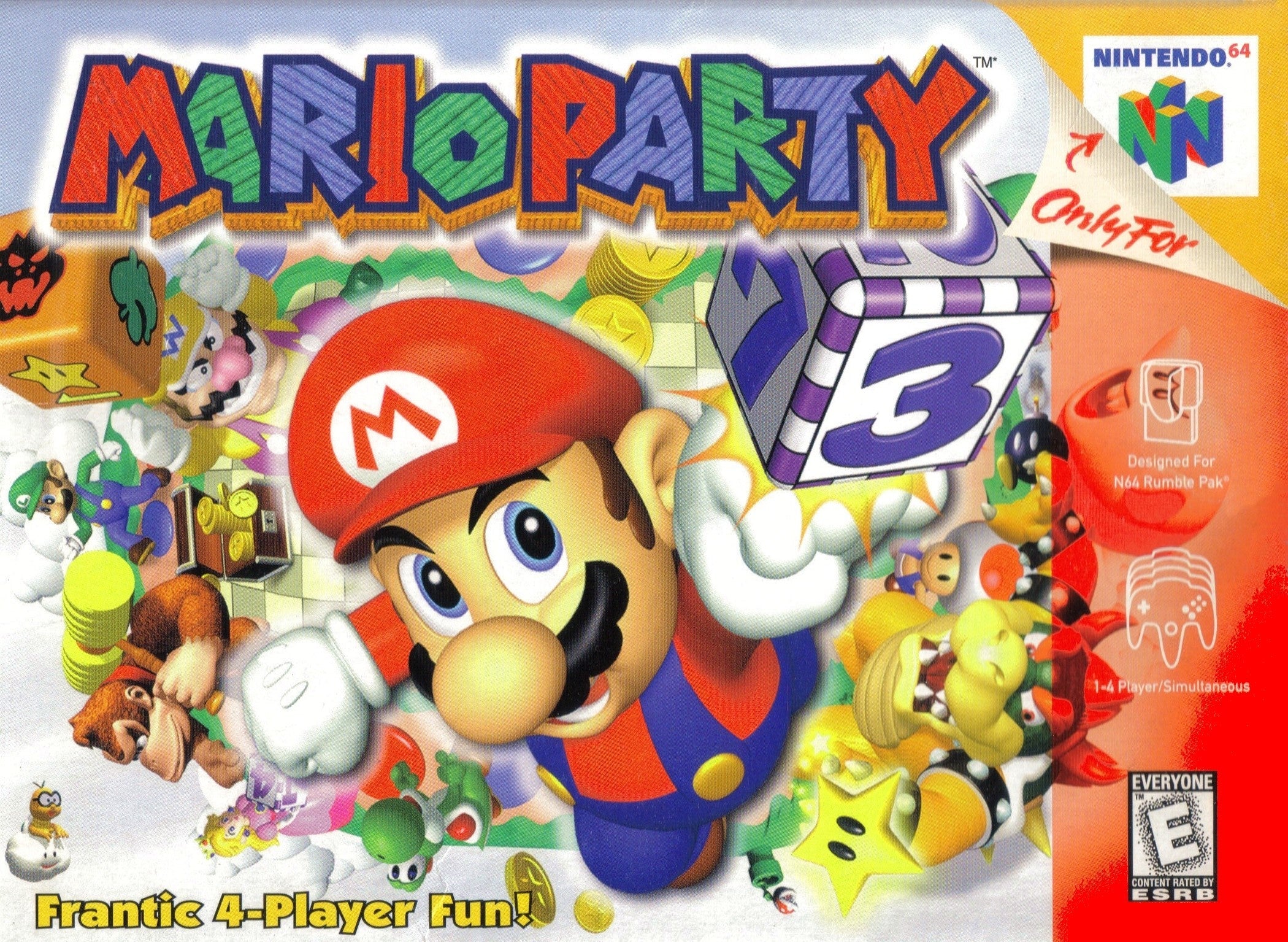 Used Mario Party N64 Video Games - Classic Nintendo 64 Multiplayer Fun for Parties & Game Nights