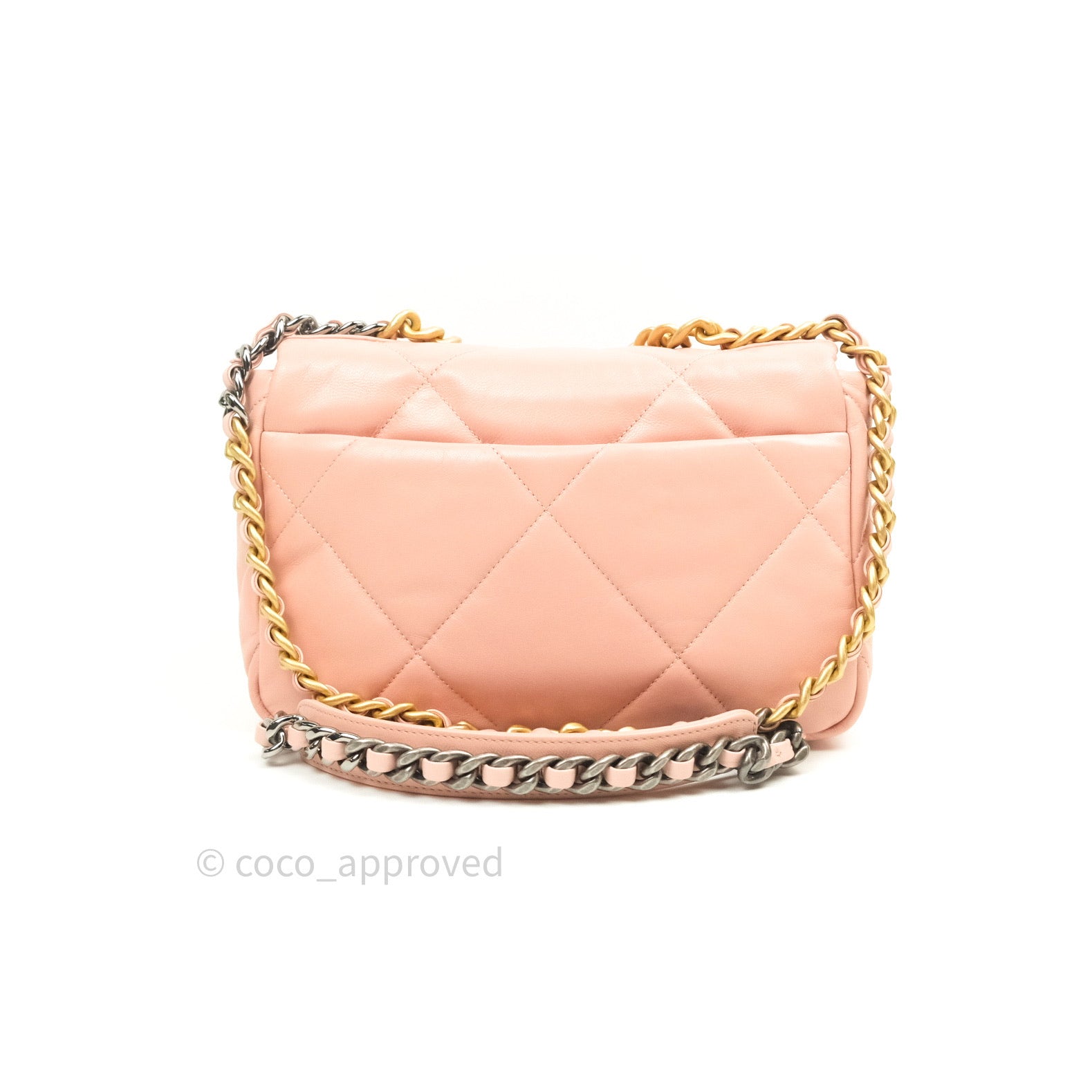 Chanel 19 Small Goatskin Handbag in Rose Pink with Mixed Hardware - Luxury Crossbody Bag for Women, Perfect for Date Night & Special Occasions