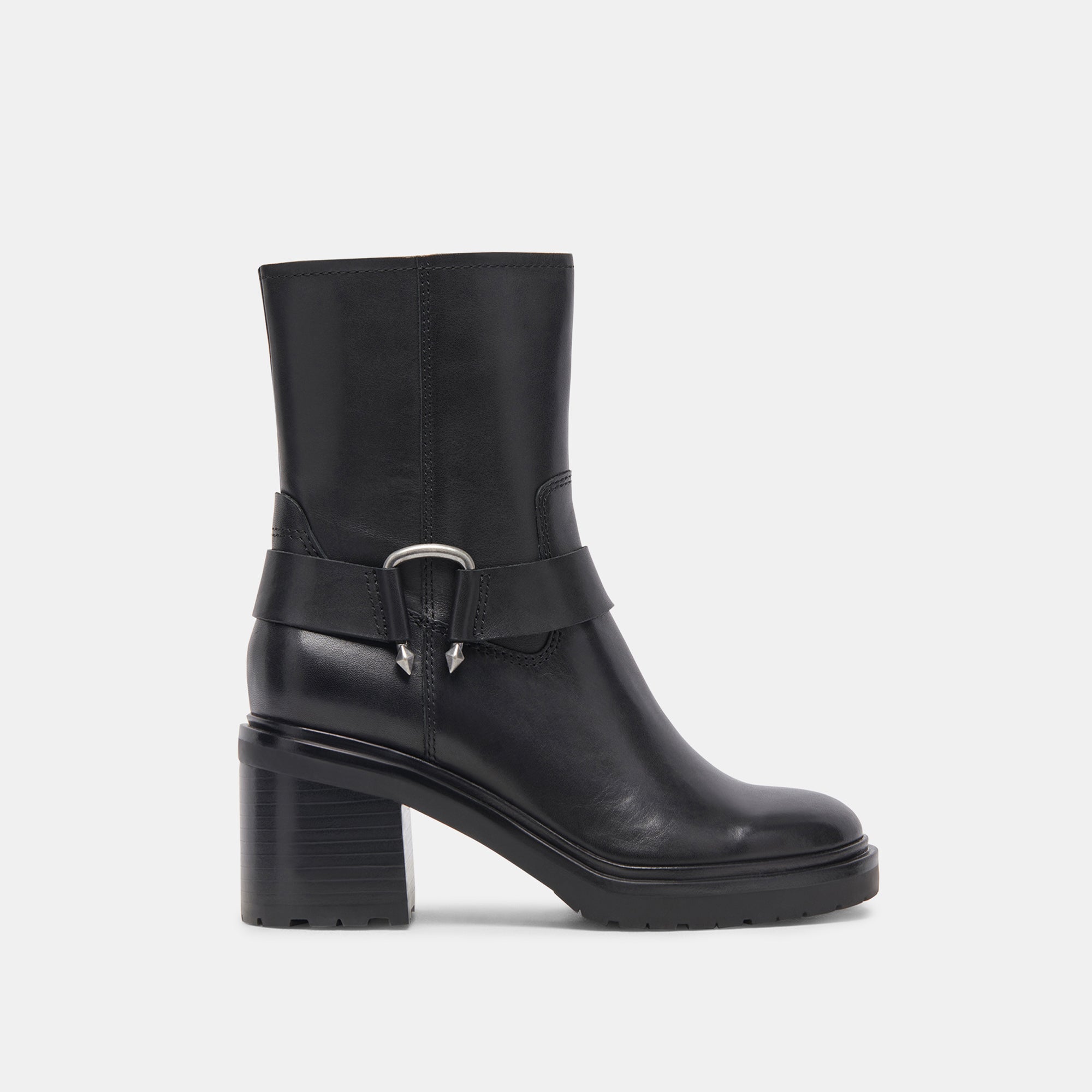 CAMROS Black Leather Boots for Women - Stylish & Comfortable Ankle Boots for Casual Wear, Work & Outdoor Activities