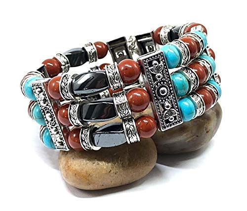 Bohemian Cuff Bracelet for Women - Handmade Beaded Southwestern Style Jewelry - Perfect for Festival, Beach, and Boho Fashion Outfits