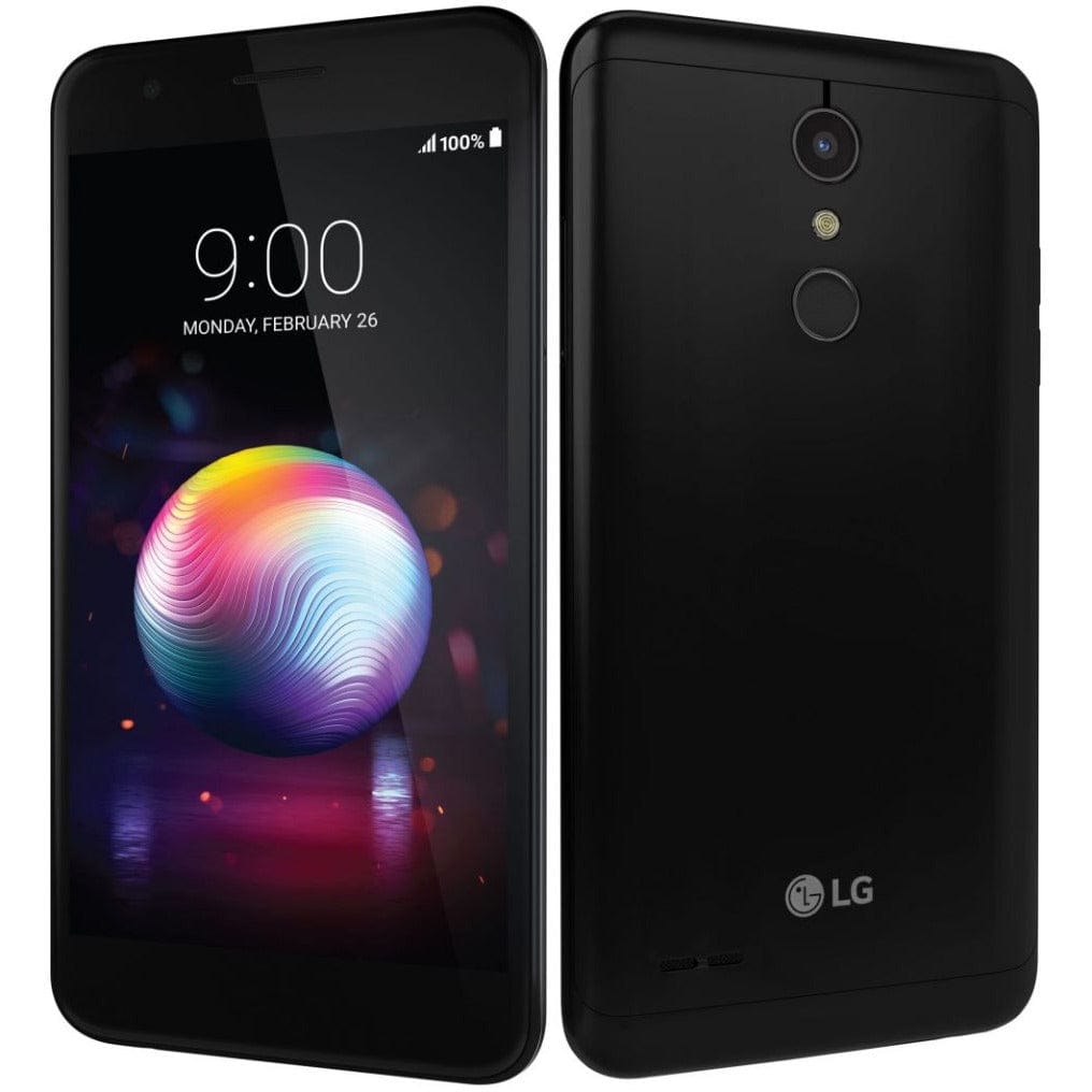 Unlocked LG K30 16GB Smartphone - Black & Silver | 4G LTE Dual SIM Android Phone for Travel & Business Use