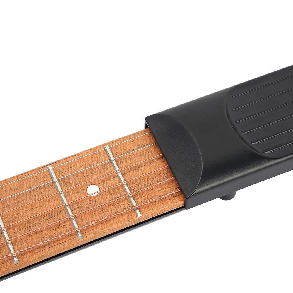 6 Fret Guitar Chord Trainer - Mini Practice Strings Tool for Acoustic & Electric Guitar - Perfect for Beginners & Travel Practice